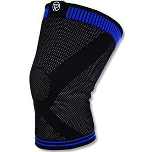 Pro-Tec Athletics 3D Premium Platte Kniebeschermers Zwart Blauw M