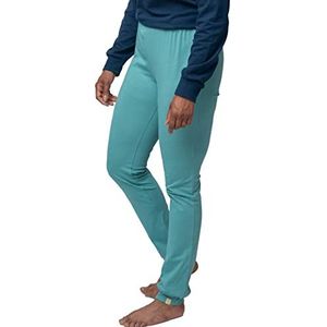 greenjama Pantalon de pyjama pour femme en laine certifié GOTS, Topaze, 44