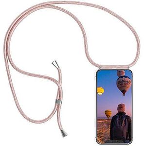 YuhooTech Halsketting voor iPhone 11, beschermhoes met riem voor smartphone Lanyard Case Holder - Cover halsketting stijlvolle schouderriem