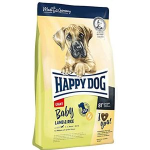 Happy Dog 60594 - Supreme Baby Giant Lamb & Rice - Alleen voedermiddel voor puppy's voor grote rassen - 15 kg