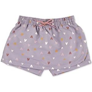 Sterntaler Badeshorts Herz Badpak, Lila, Normaal Meisjes, Lila, One Size, Lila.