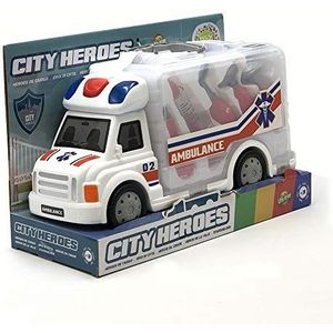 cpa toy group trading s.l. Tachan 766T00377 Ambulance vrachtwagen met medische gereedschapsset