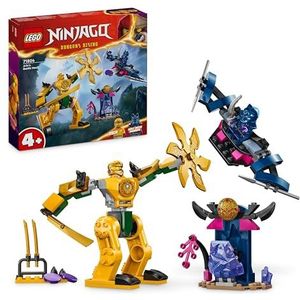 LEGO NINJAGO Arin vechtrobot, ninja-speelgoed voor kinderen vanaf 4 jaar, met figuren inclusief Arin met mini-Katana en robots, cadeau voor jongens en meisjes 71804