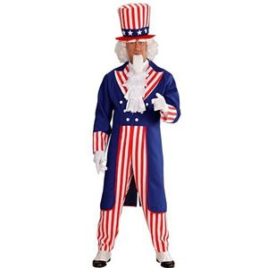 W WIDMANN Mr. America, USA, kostuum voor carnaval, carnaval