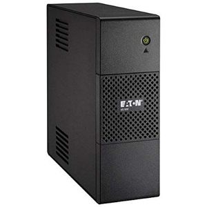 Eaton 5S 700 IEC UPS - Line-Interactive UPS - 5S700I - Vermogen 700VA (6 IEC 10A stopcontacten) - Spanningsregeling (AVR) - Bescherming Tel/Fax/Internet/Netwerk 10/100 RJ45) - Zwart