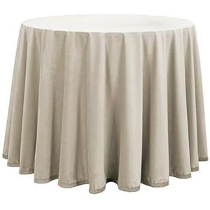 Martina Home Fluwelen tafel 70 rond ecru