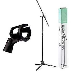 Stagg MIS-0822 BK microfoonstang, zwart