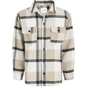 JACK & JONES Jjebradley Ollie Overshirt Ls Noos Pls Hemdjas Heren (1 stuk), Vaatwasserbestendig.