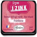 Aladine - Izink Dye Framboos - Sneldrogend stempelkussen voor stempels en sjablonen - Scrapbooking en creatief karton - Franse inkt - Maat M - 5 x 5 cm - Framboos