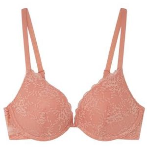 Women'secret Gorgeous Push Up Kanten Coral damesbeha, Oranje