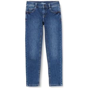 s.Oliver Pantalon en jean pour garçon, bleu, 140