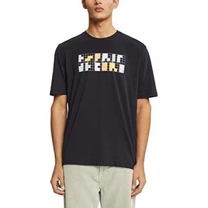 edc by Esprit 112cc2k302 T-shirt voor heren, 001/zwart