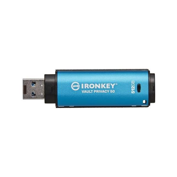 Kingston Clé USB IronKey Keypad 200C 512 GB - IKKP200C/512GB