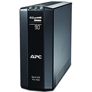 Apc Br900G-Gr Energiebesparende Backup Ups Pro 900Va, 230V, 250Mmx100Mmx382Mm, Zwart