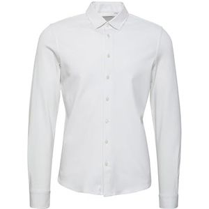 CASUAL FRIDAY Cfarthur Ls Bu Jersey Shirt Heren, Helder wit (110601).