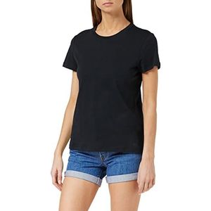 UGG Uma T-shirt voor dames, regular fit, zwart.