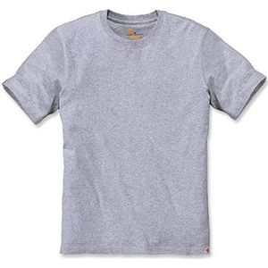 Carhartt Heren T-shirt met korte mouwen casual fit grijs gemêleerd XS