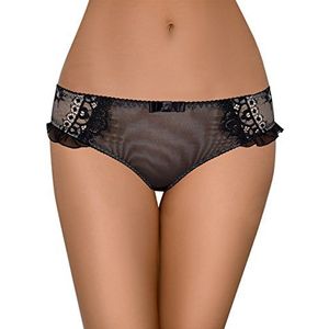 Axami Culotte Sexy Tulle/Dentelle Haute Qualité Noir Taille M
