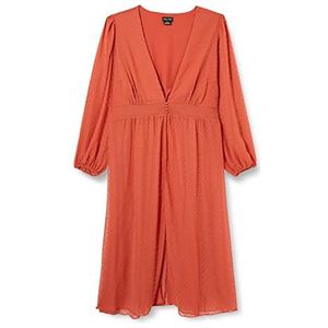 City Chic City Chic Grote maat Jkt Spring Fever Damesjas, Paprika