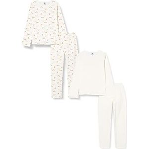 2 stuks pyjama voor meisjes, katoen, Marshmallow/John + Marshmallow/Brandy/Multico, 6 jaar, Marshmallow/John + Marshmallow/Brandy/Multico