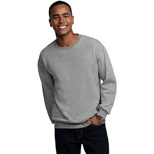Fruit of the Loom Eversoft Eversoft Fleece Sweatshirt en Hoodie voor heren, Ronde hals, Heather Grey