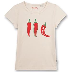 Sanetta T-shirt baby meisjes, whisper, wit, 92, witte whisper