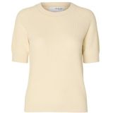 SELECTED FEMME Gebreide Top SLFELINNA Lichtgeel