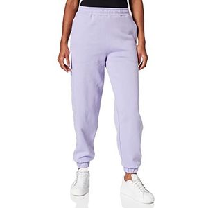 Urban Classics Sportbroek voor dames, van puur biologisch katoen, brede pasvorm, hoge taille, damesbroek, in 3 kleuren, XS tot 5XL, Lavendel