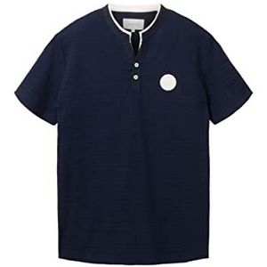 TOM TAILOR T-Shirt Homme, 10668 - Bleu ciel Captain, 3XL