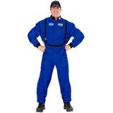 W WIDMANN Astronautenkostuum, ruimtepak, blauwe overall, ruimte, spaceman