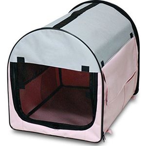BUNNY BUSINESS Transportbox, opvouwbaar, van stof met fleece, voor huisdieren, transporttas