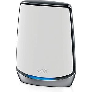 Netgear RBS850 Satellite Orbi Tri-Band WiFi 6, compatibel met je Orbi WiFi 6-basis, voeg tot 230 m² toe, voor wifi-snelheden tot 6 Gbit/s, WiFi 11AX Mesh AX6000, grijs