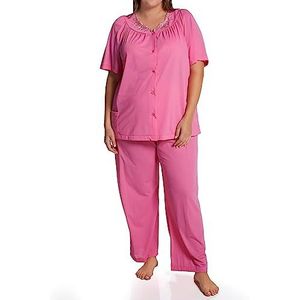 Shadowline Petals pyjama voor dames, korte mouwen, Roze