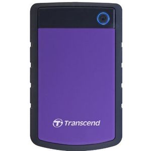 Transcend TS4TSJ25H3P 4TB | StoreJet 25H3P rugged 2,5'' externe harde schijf - USB 3.1 Gen 1 Interface - Paars