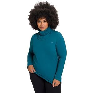 Ulla Popken Functioneel skishirt Loop T-shirt voor dames, Lila.