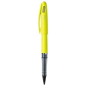 Pentel TRJ98G-A veerstift, neon, medium punt, 0,4 - 0,7 mm, geel