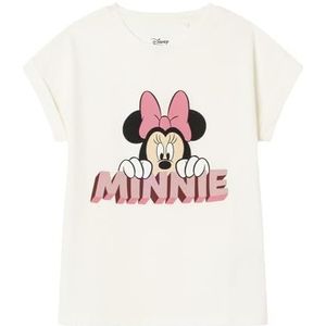 Springfield Camiseta Cta Licencia Minnie poloshirt voor meisjes, Standaard wit, 6 jaar