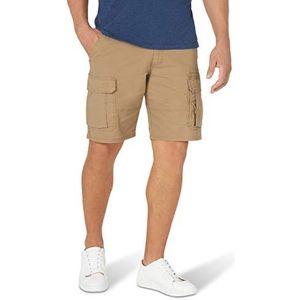 Wrangler Authentics Klassieke Relaxed Fit Stretch Cargo Shorts voor heren, Versteende Eik, 46