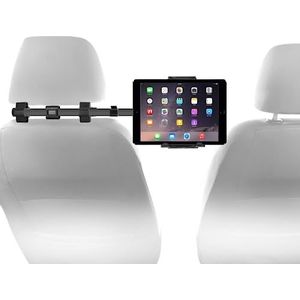Macally HRMOUNTPROB Autohouder voor Apple iPad Pro/Air/Mini, tablets, Nintendo Switch, iPhone, smartphones met een breedte van 11,4 cm tot 25,4 cm met twee verstelbare posities en 360° draaibaar