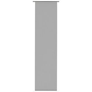 GARDINIA Japans paneel (1 stuk), verschuivend, ondoorzichtig, grijs, stof, 60 x 245 cm (b x h)
