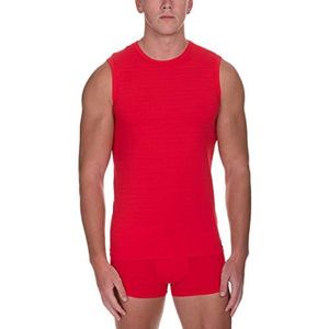 bruno banani heren onderhemd rood (rood geruit 1070), XXL, rood (rood geruit 1070)