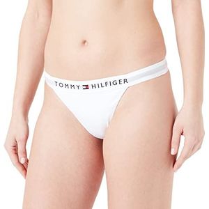 Tommy Hilfiger Wb Cheeky Bikini voor dames, 1 stuk, Th Optic White
