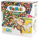 PlayMais Mosaic Kleine knutselset voor meisjes en jongens vanaf 3 jaar | meer dan 2300 onderdelen & 6 mozaïeksjablonen | stimuleert creativiteit en motoriek (Little Zoo)