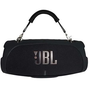 Khanka Harde siliconen reishoes voor JBL Xtreme 3 Bluetooth-luidspreker, wordt geleverd met een comfortabele handgreep (siliconen, zwart)