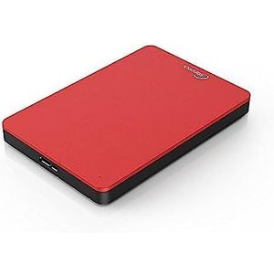 Sonnics 320 GB rode draagbare externe harde schijf USB 3.0 super snelle overdrachtssnelheid voor gebruik met Windows-pc, Apple Mac, Xbox One en PS4
