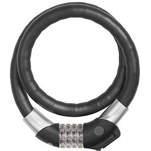 Abus Steel-O-Flex Raydo Pro 1460/85 KF fietsslot kabel - diefstalbeveiligingsset met KF-houder voor de zadelspanbout - veiligheidsniveau 6 - zwart, 20 mm