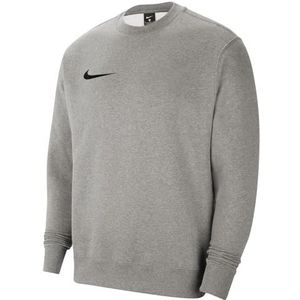 Nike Heren Team Club 20 Crewneck sweatshirt, Dk Grey Heather/zwart, 3XL