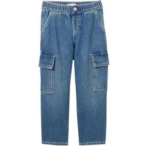 TOM TAILOR 1040605 Jeans voor jongens, losse pasvorm, 1 stuk, 10119 - versleten denim blauw