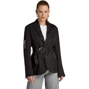 G-STAR RAW Blazer Belt Blazer Dames, Zwart (Dk Black D24254-d520-6484)