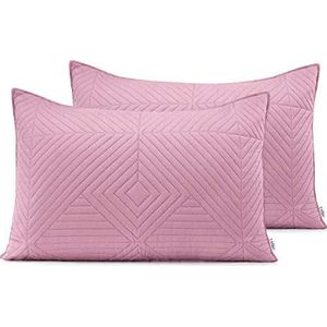 AmeliaHome Kussensloop 50x70 cm Set van 2 polyester kussensloop K